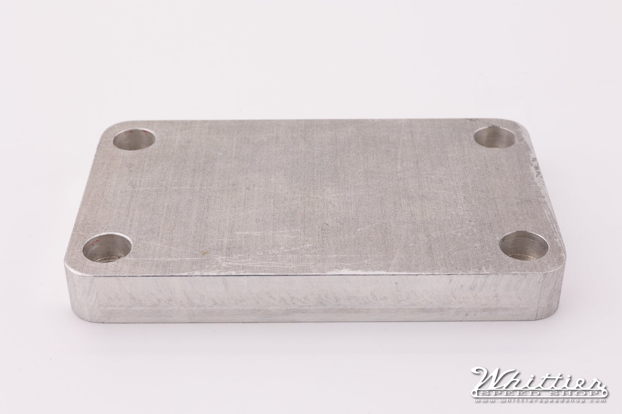 Aluminum Plate, 4x2.5x0.5, 4 Holes