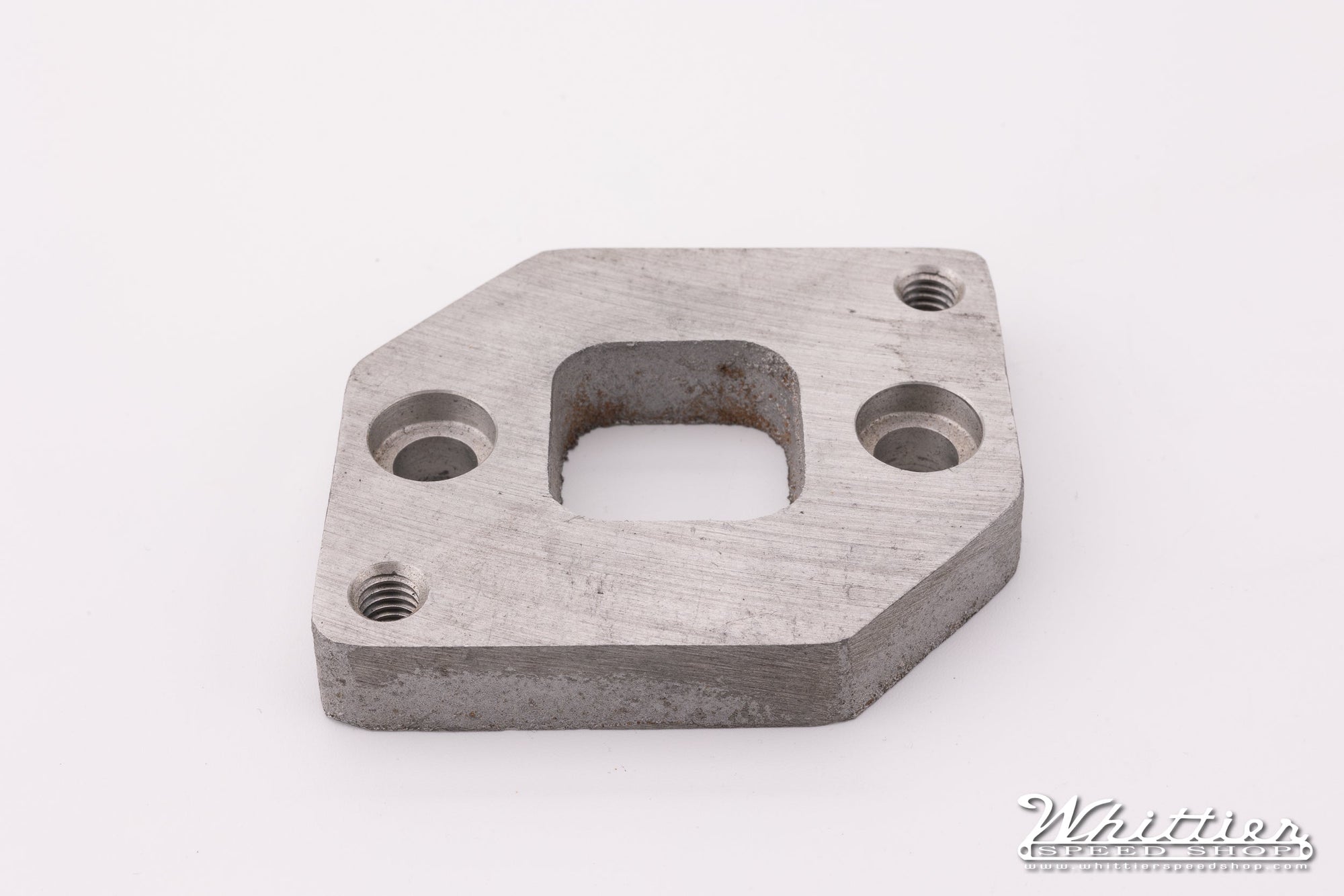 Cast Aluminum Plate, 3x2.6x0.5, 4 Holes