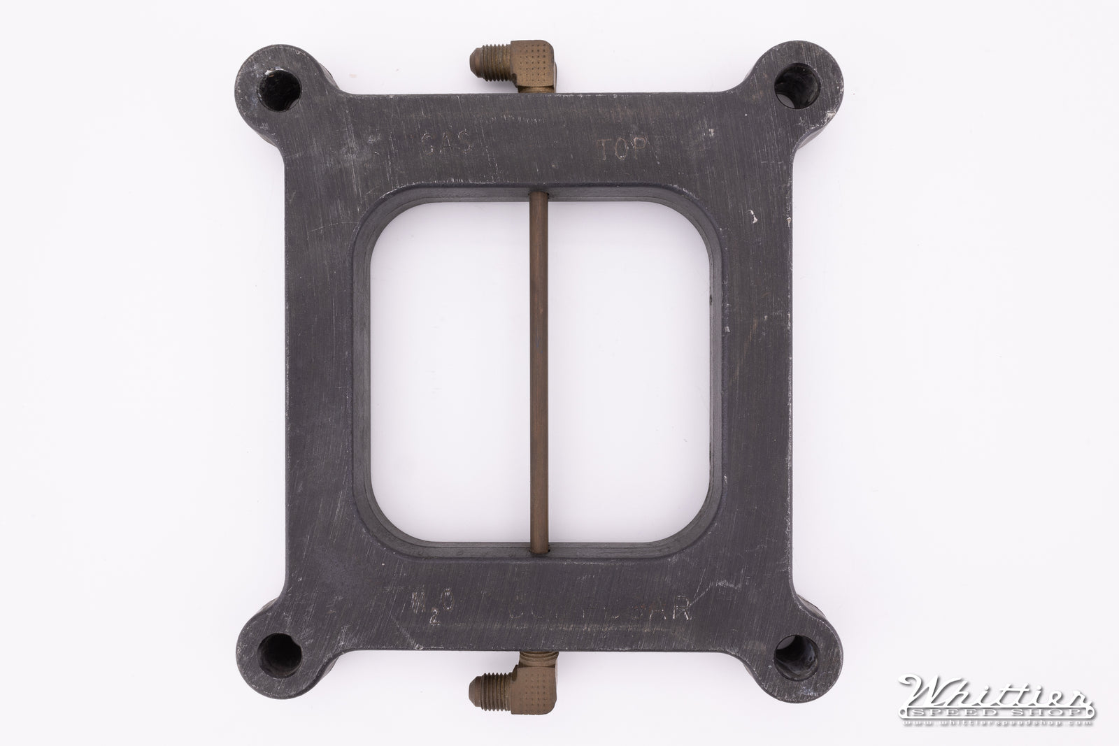 Used Nitrous Oxide Carburetor Spray Bar Plate, Square Bore Carburator, Compucar Brand