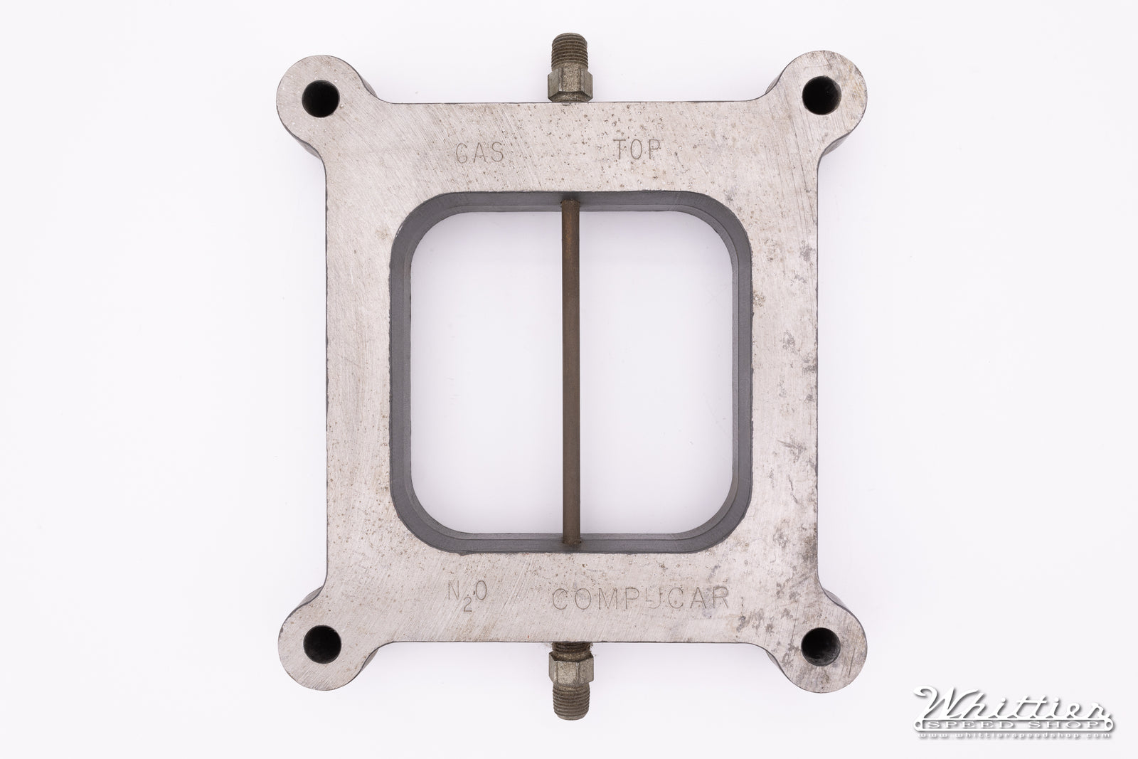 Used Nitrous Oxide Carburetor Spray Bar Plate, Square Bore Carburator, Compucar Brand
