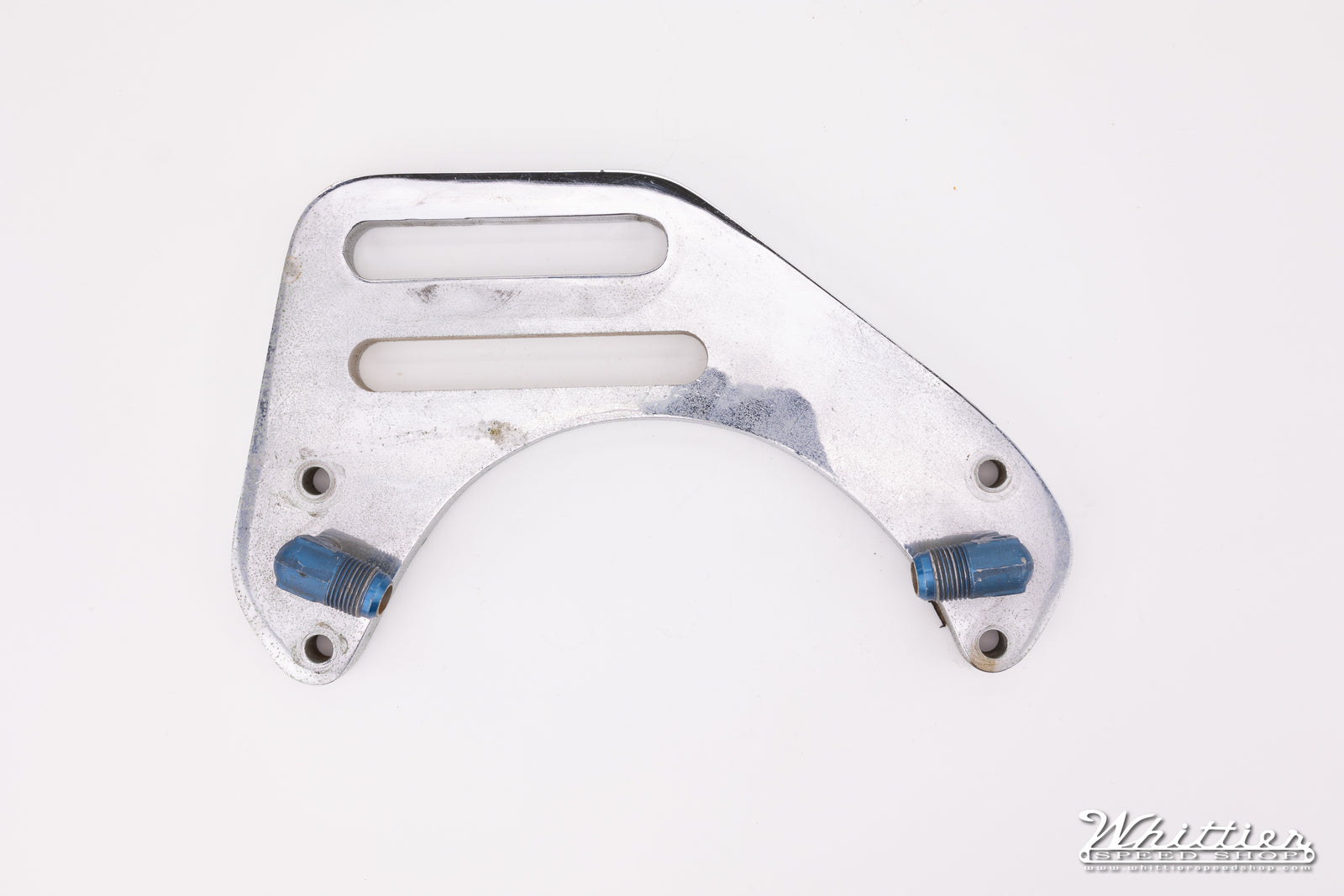 Used Big Block Chevy Supercharger Idler Pulley Mount with 90° Fittings