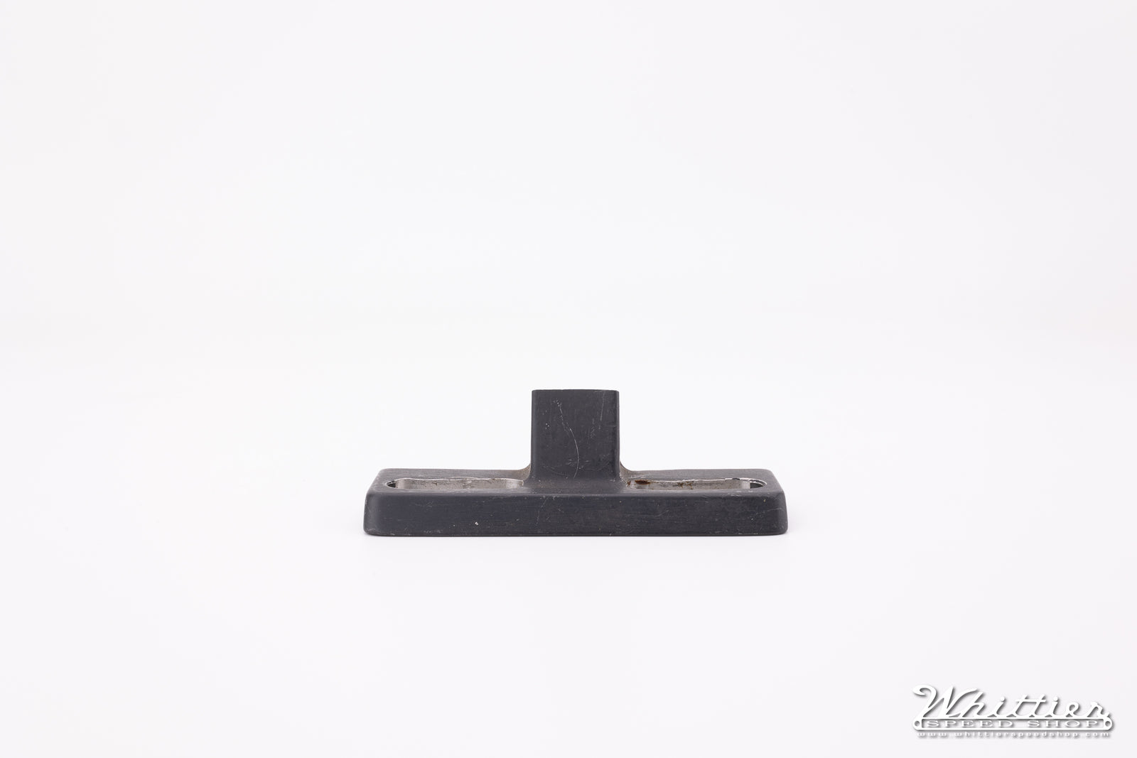 Used Supercharger Throttle Angled Upright Bracket for Rod End, Slotted Holes