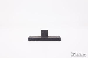 Used Supercharger Throttle Angled Upright Bracket for Rod End, Slotted Holes