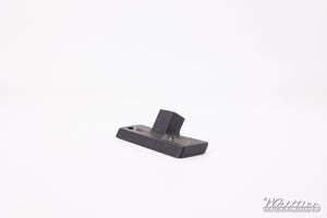 Used Supercharger Throttle Angled Upright Bracket for Rod End, Slotted Holes