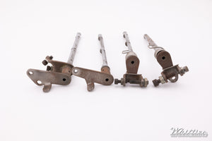 Used Dual Butterfly Throttle Shaft with End, Set of 4