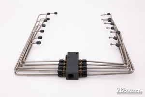 Used Supercharger 16-Port Fuel Distribution Block and Lines