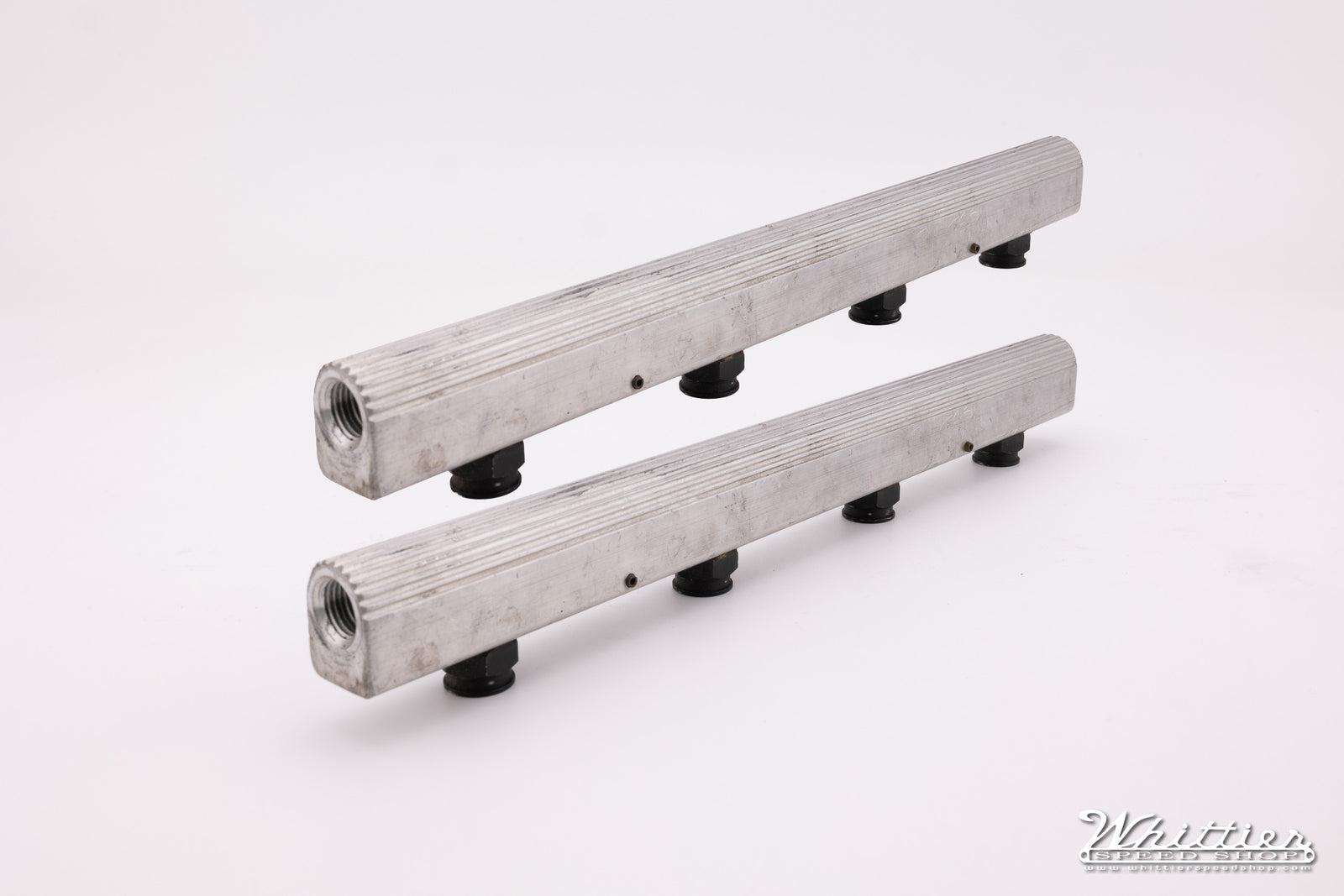 Used 12.5-Inch Small Ribbed Fuel Rail with Smooth Side
