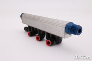 Used 6.5-Inch Small Ribbed Fuel Rail with Smooth Side