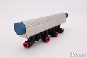 Used 6.5-Inch Small Ribbed Fuel Rail with Smooth Side