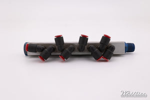 Used 6.5-Inch Small Ribbed Fuel Rail with Smooth Side