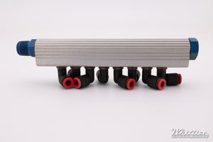 Used 6.5-Inch Small Ribbed Fuel Rail with Smooth Side