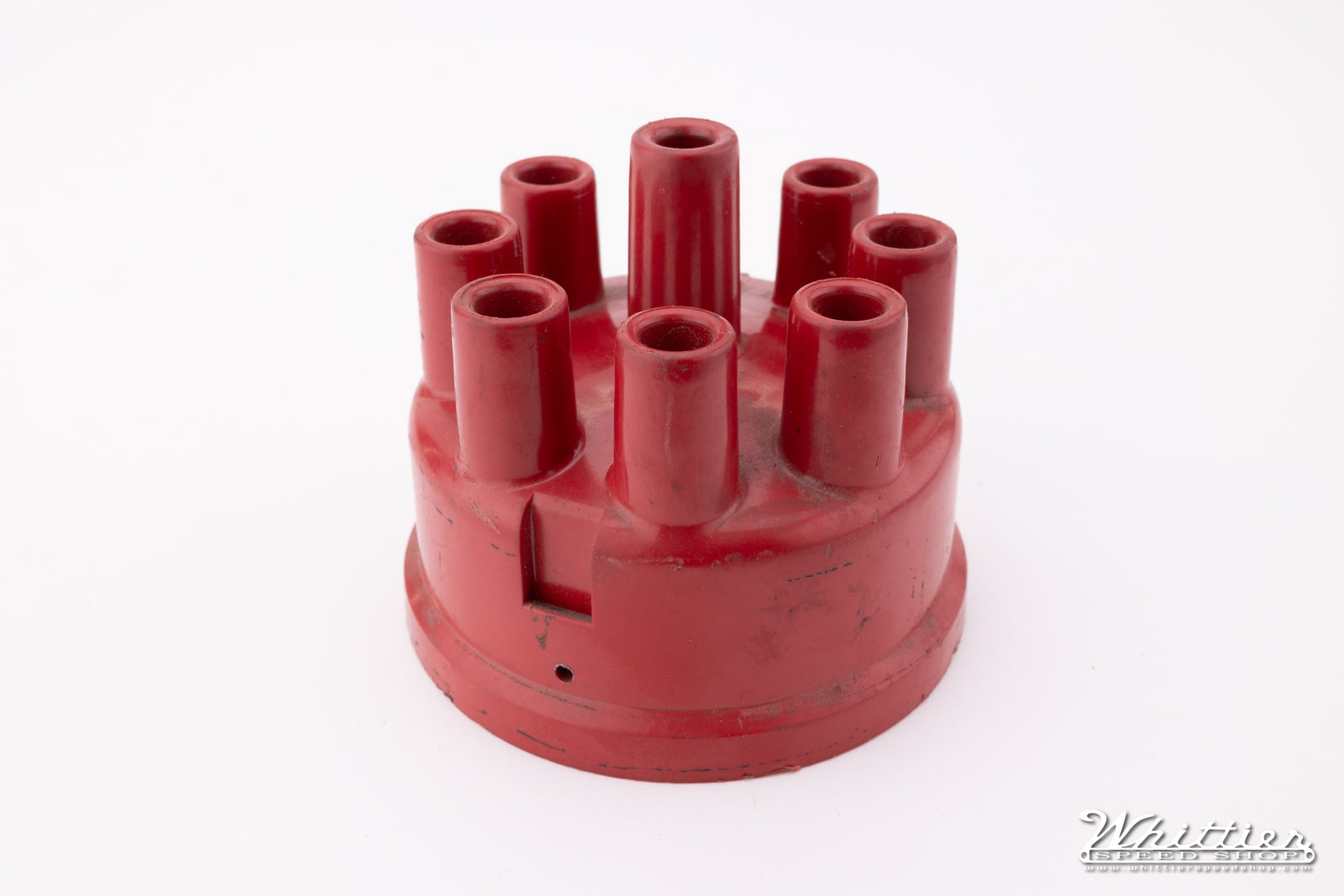 8-Cylinder Plug Style Red Distributor Cap