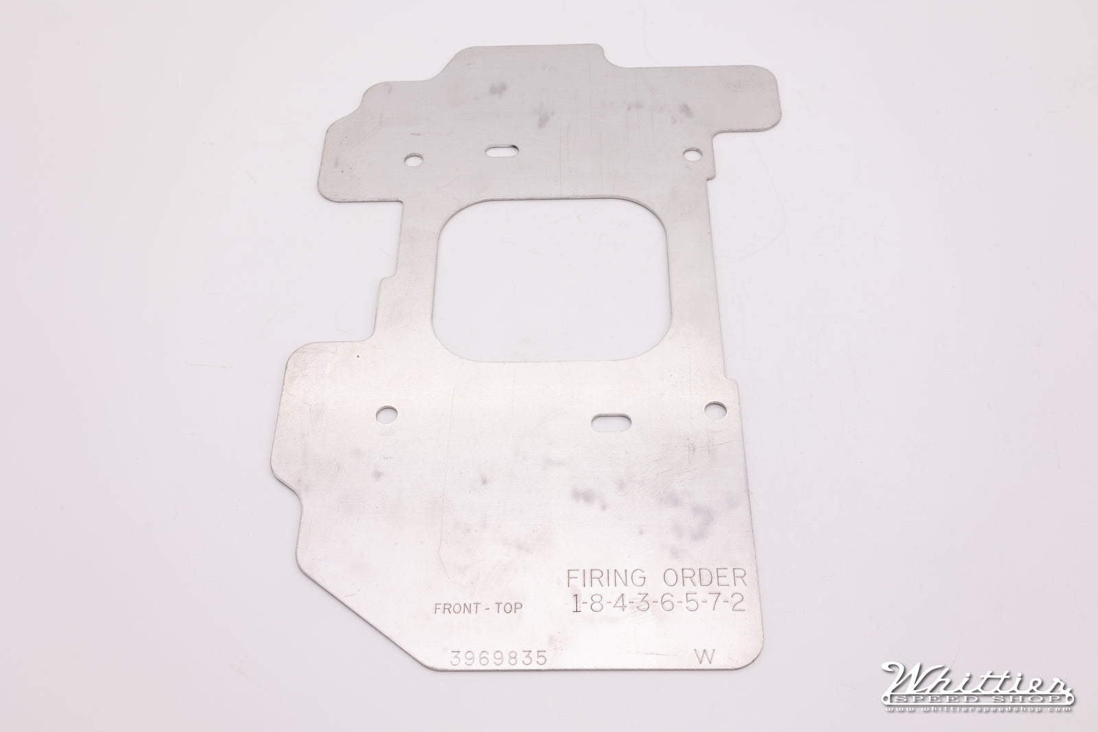 Aluminum GM Holley Carburetor Heat Shield for 1965-74 GM 396 & 454 Engines (3969835)