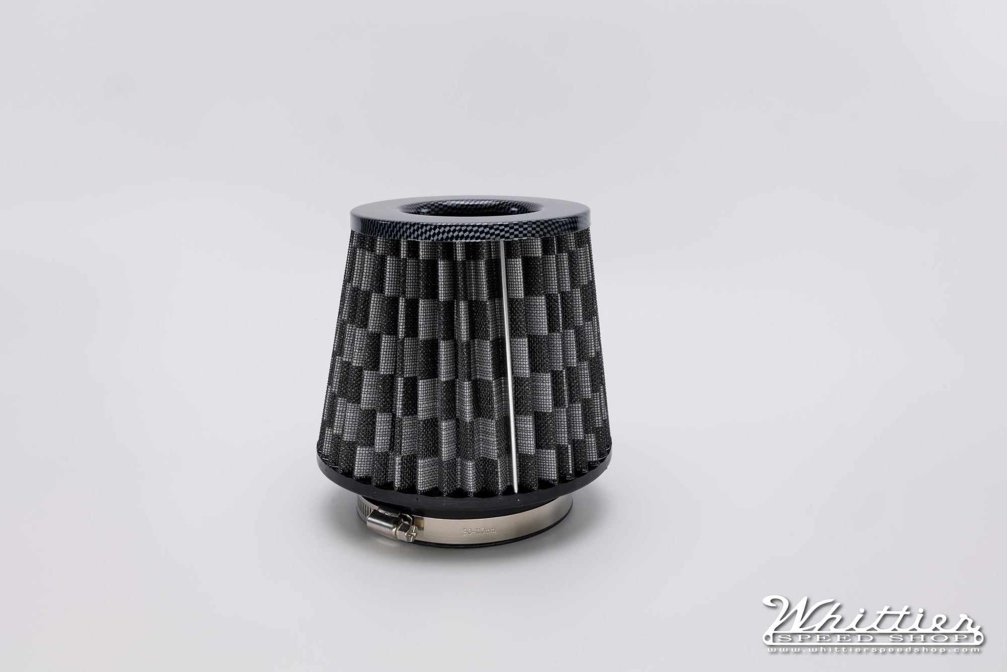 RDT Motoring Intake Air Filter, Carbon Fiber Print, 4" (AF-004-CF)