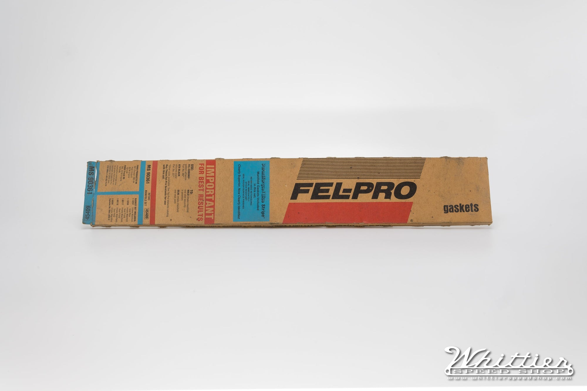 Fel-Pro Ford 302/351 Windsor Stock Port Intake Gasket Set (MS90361)