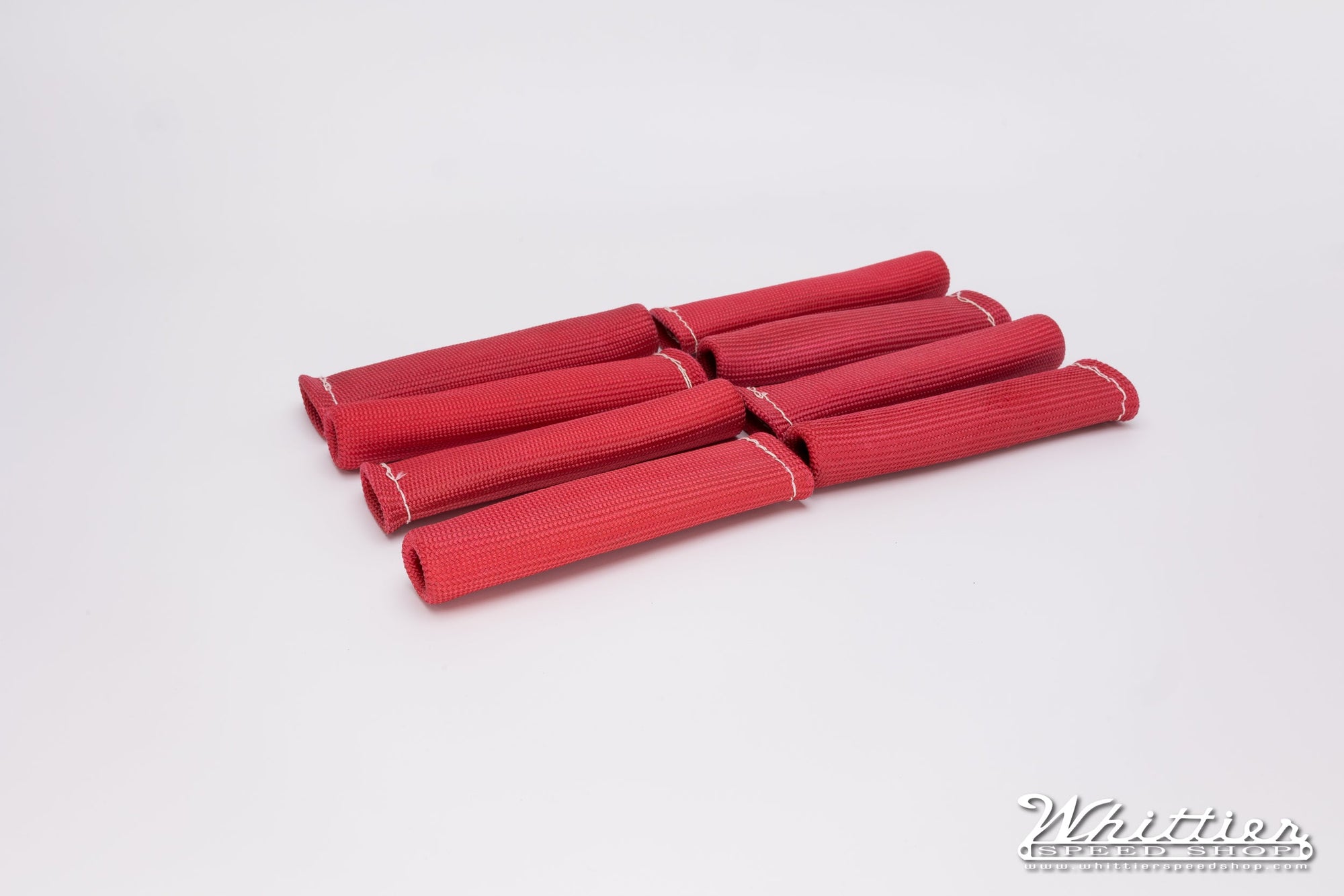 Red Spark Plug Heatshield Boot Covers, Set of 8