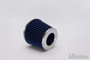 RDT Motoring Intake Air Filter, Blue, 3", (AF-003BL/SL)