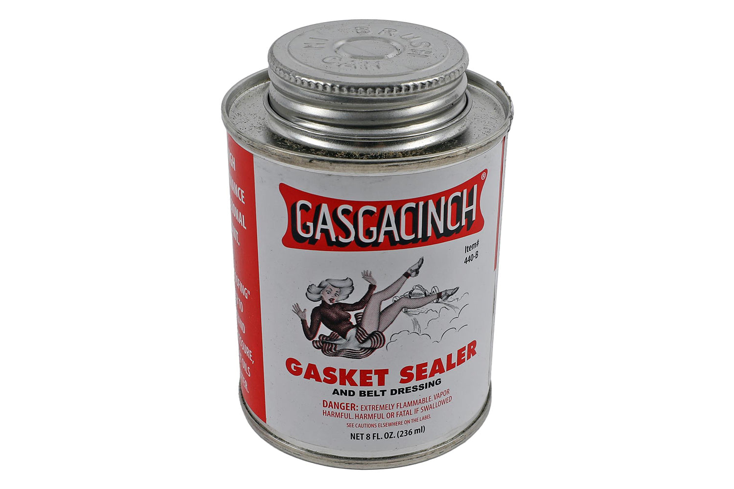 SCE Gaskets Gasgacinch Gasket Sealing Compound 8oz Brush Top Can - G1614